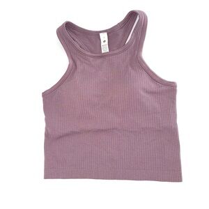 Lululemon lavender lux light purple Ebb to Street Cropped Racerback Tank Top